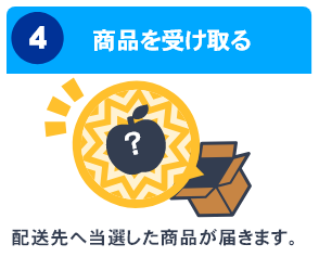 賞品を受け取る